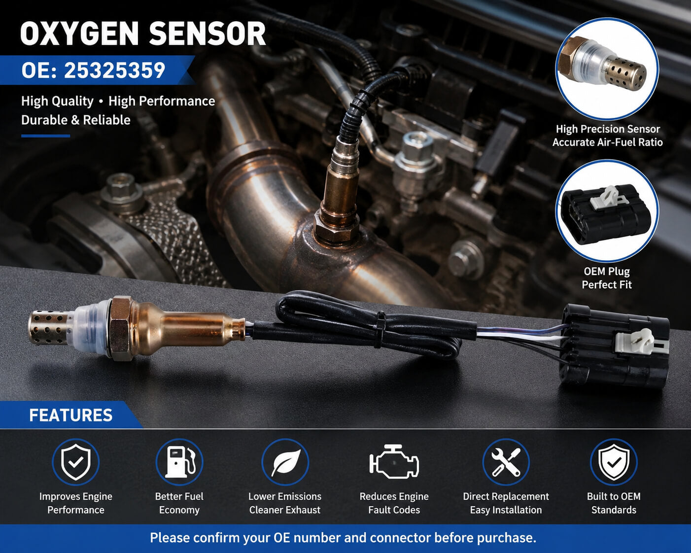 25325359 Oxygen Sensor for BYD