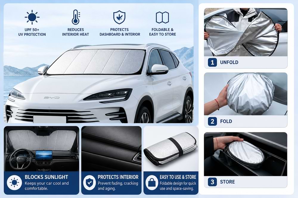 BYD Seal U Sealion 6 Song Plus Windshield Sunshade