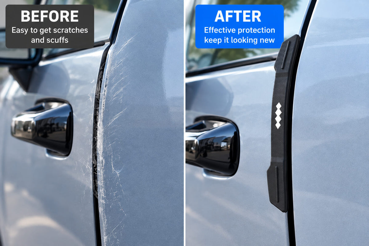 BYD Leopard 5 and Leopard 8 Door Anti-Collision Strip Before and After