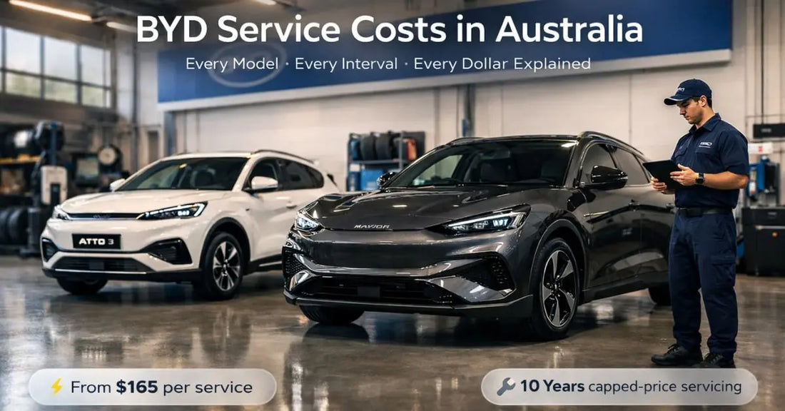 Average BYD Service Cost in Australia