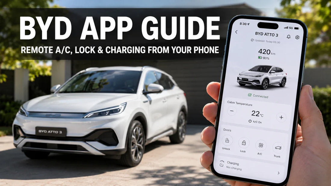 BYD app guide remote control features