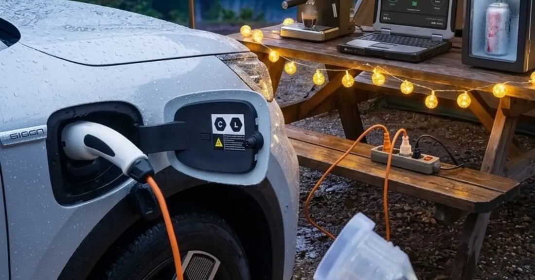 BYD Atto 3 V2L Power Appliances Directly from Your Car