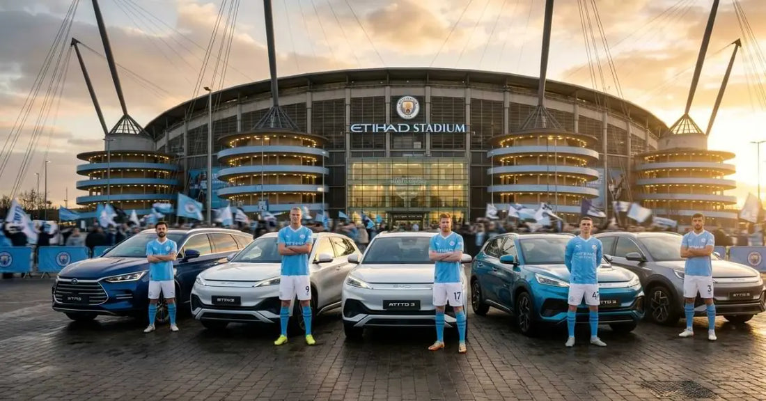 BYD: Official Automotive Partner of Manchester City Football Club