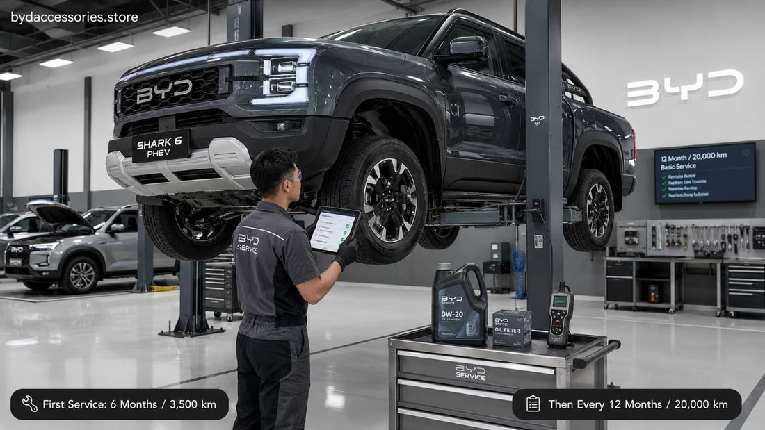 BYD Shark 6 Complete Service Schedule Interval Guide