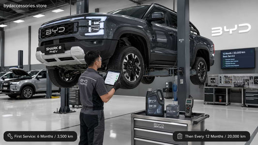 BYD Shark 6 Complete Service Schedule Interval Guide