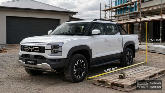 BYD Shark 6 Size Comparison