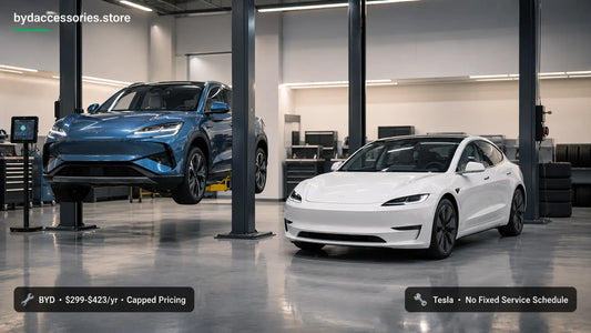 BYD vs Tesla Maintenance Cost: Annual Service Bills Compared