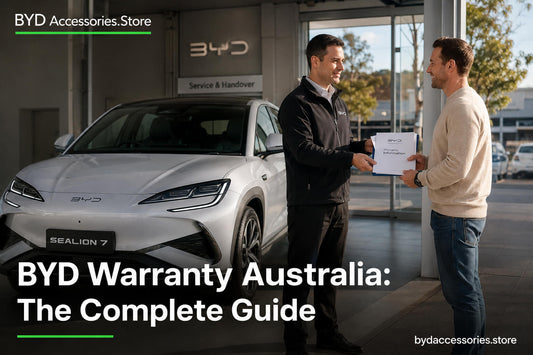 BYD Sealion 7 warranty Australia handover with warranty documents