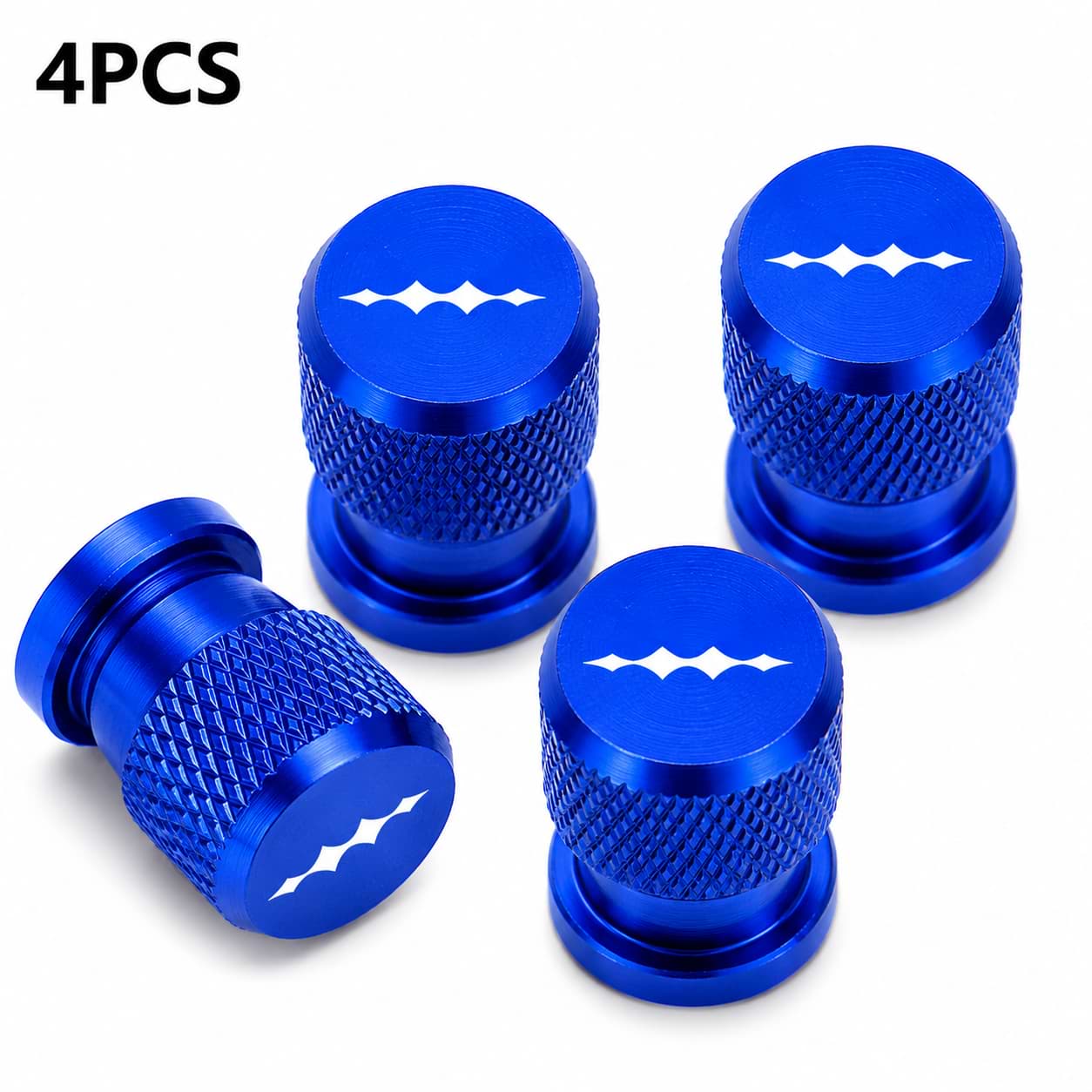 4Pcs Red Tire Valve Caps for BYD Leopard 5, Leopard 8, BAO 5, BAO 8 and Titanium 3