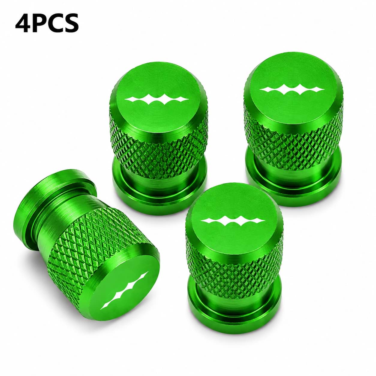 4Pcs Red Tire Valve Caps for BYD Leopard 5, Leopard 8, BAO 5, BAO 8 and Titanium 3