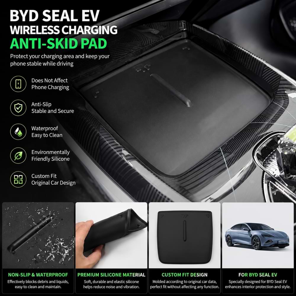 BYD Seal EV Wireless Charging Silicone Pad