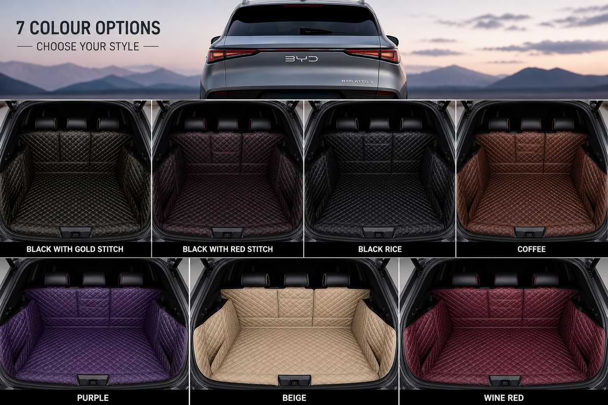 BYD Seal U Sealion 6 Song Plus DMI Custom Trunk Mats Leather Durable Cargo Liner Boot Carpets Interior Cover