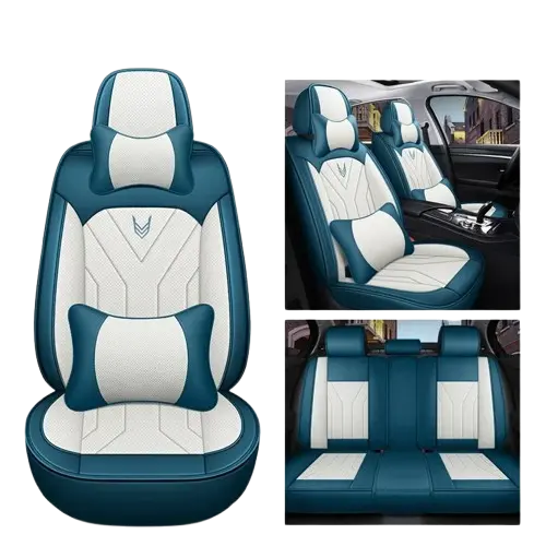 BYD ATTO 3 Blue White 5 Seat cover