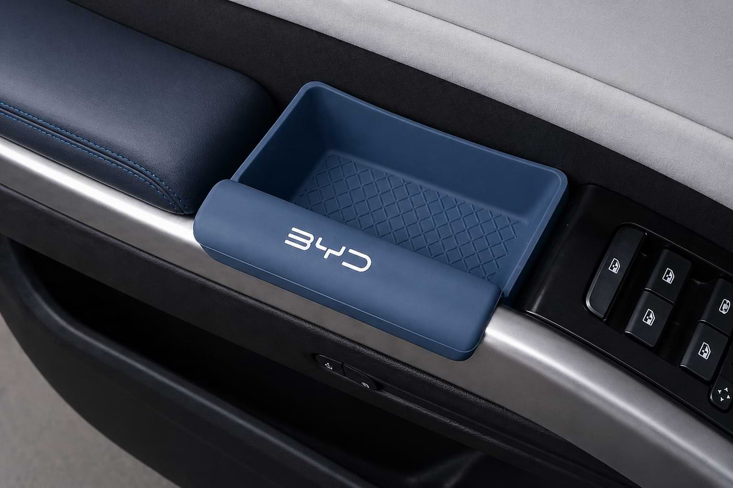 BYD_ATTO_3_Yuan_Plus_Car_Door_Storage_Box_blue