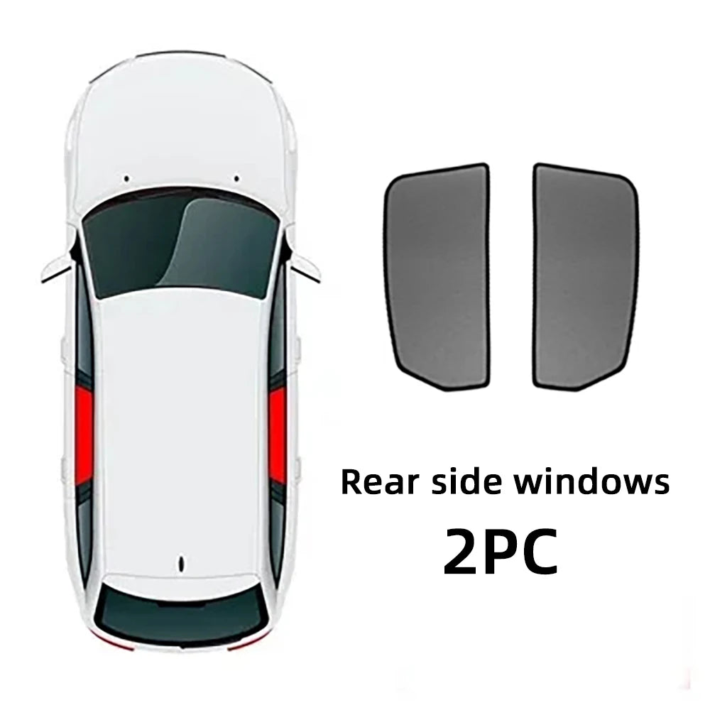 BYD_Atto_3_Side_Window and two gray window films on a white background