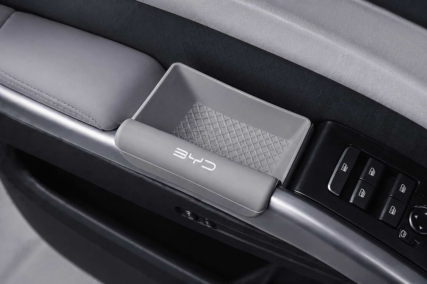 BYD_Atto_3_Yuan_Plus_Car_Door_Storage_Box_Armrest_gray