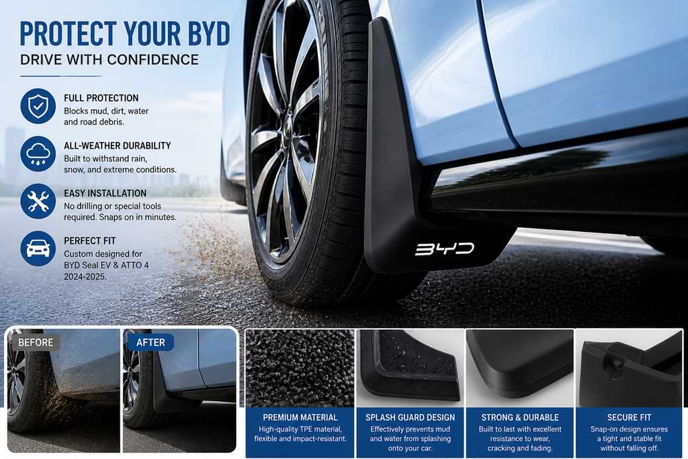 BYD Seal EV Mudflaps