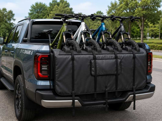 BYD_Shark_6_Tailgate_Bike_Pad_Carrying_4_Mountain_Bikes