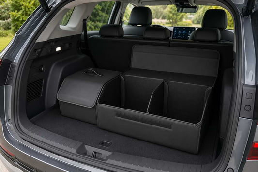 BYD Car Trunk Storage Organizer PU Leather Foldable Cargo Storage Box
