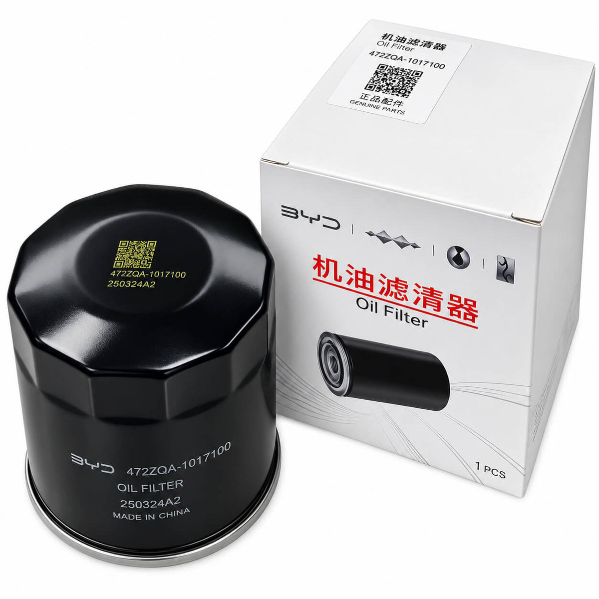 BYD Oil Filter OE 472ZQA-1017100 for Qin L DM-i, Seal 06 DM-i & Song L DM-i