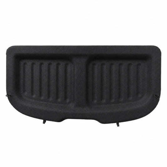 Black rear parcel shelf load cover cargo trunk cover for BYD ATTO 3, custom fit luggage privacy shelf accessory.