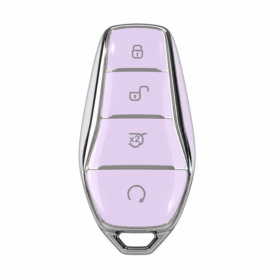 BYD Dolphin Purple TPU Smart Key Cover