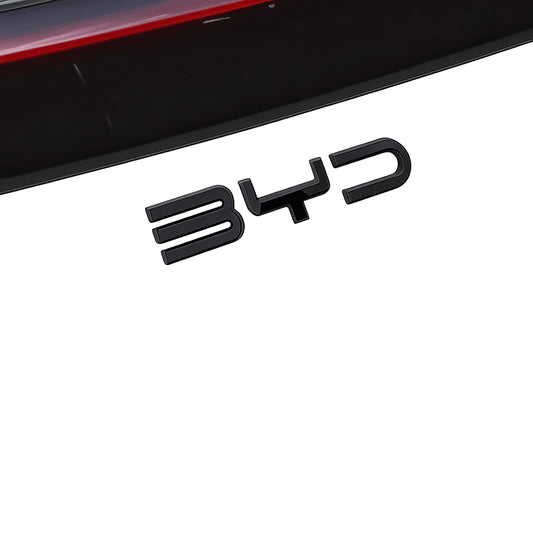 BYD Dolphin Surf Black Car Logo Badge Sticker for 2023-2025 