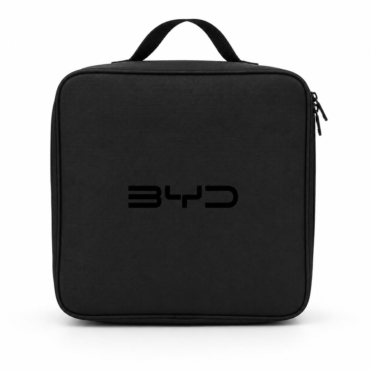 BYD EV Charging Cable Storage Bag | Black Square Charger Carry Case