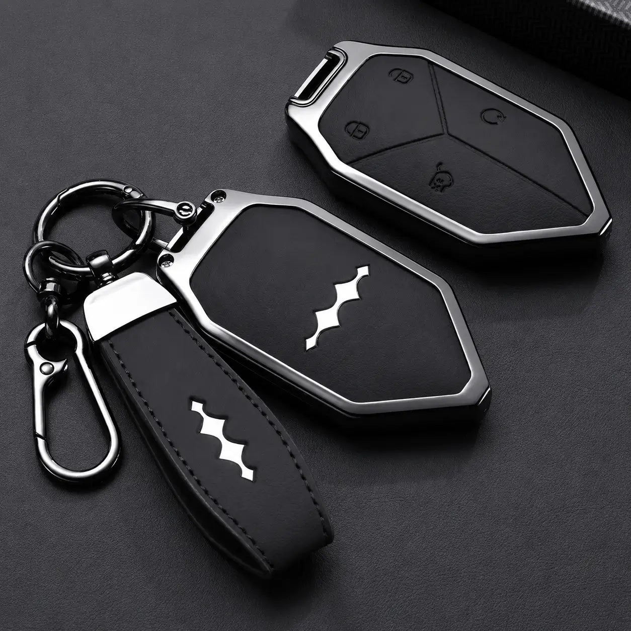 BYD Leopard 5 & Leopard 8 Smart Key Case | Premium Key Fob Cover with Keychain