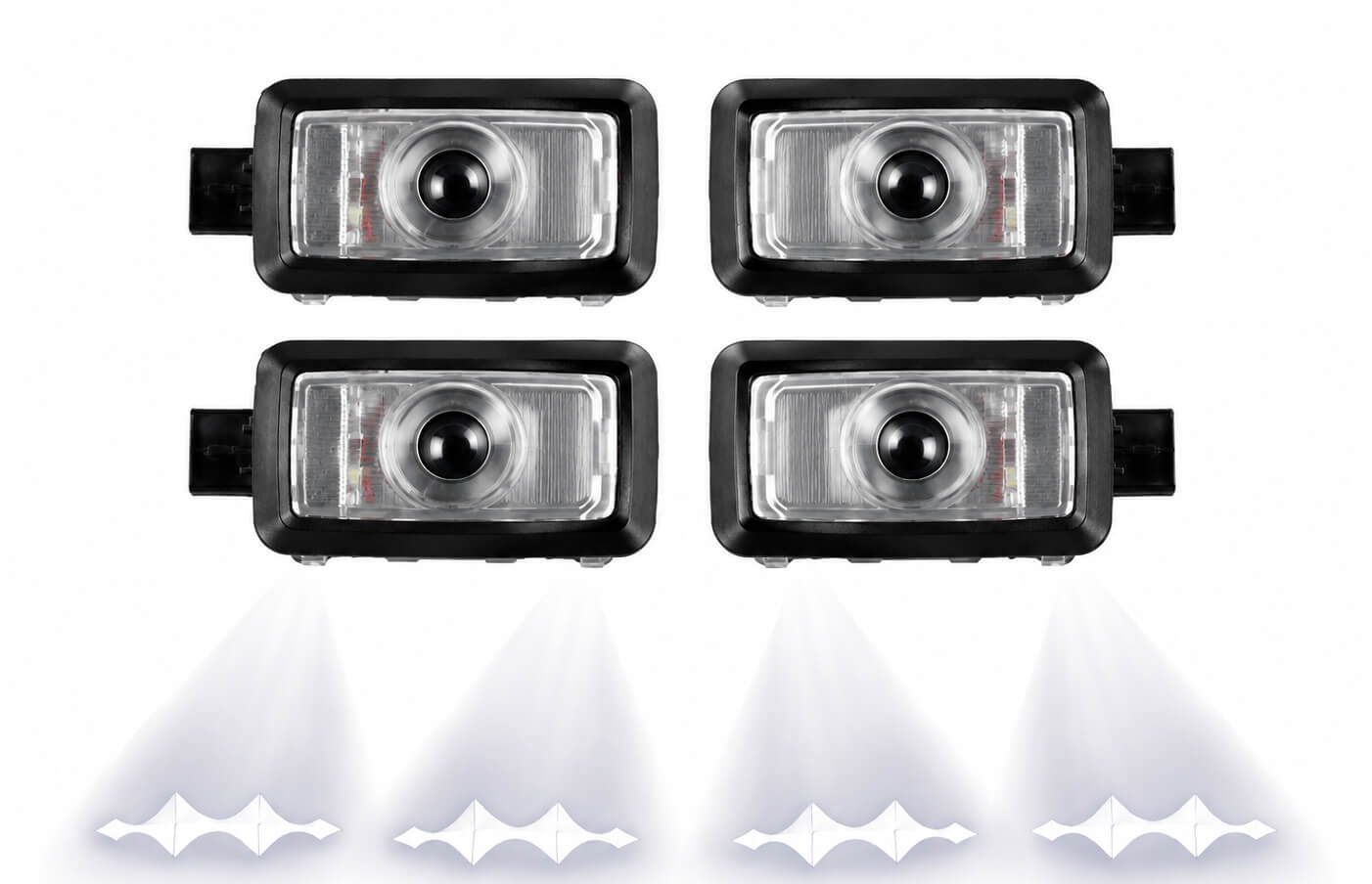 4PCS BYD LED Door Logo Projector Lights for Atto 3, Seal, Dolphin, Shark 6, Sealion 6