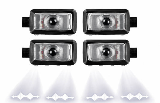 4PCS BYD LED Door Logo Projector Lights for Atto 3, Seal, Dolphin, Shark 6, Sealion 6