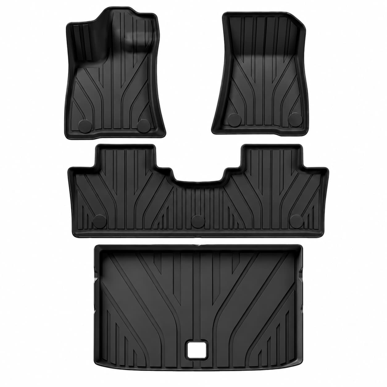 Custom-fit LHD floor mats and cargo liners designed for the BYD Leopard 5, Formula Leopard 5, Denza B5, and Bao 5.