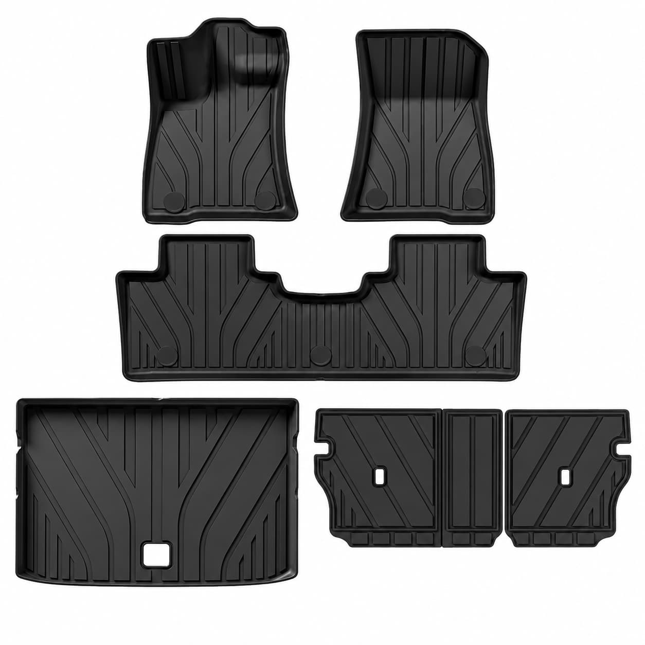 Custom-fit LHD floor mats and cargo liners designed for the BYD Leopard 5, Formula Leopard 5, Denza B5, and Bao 5.
