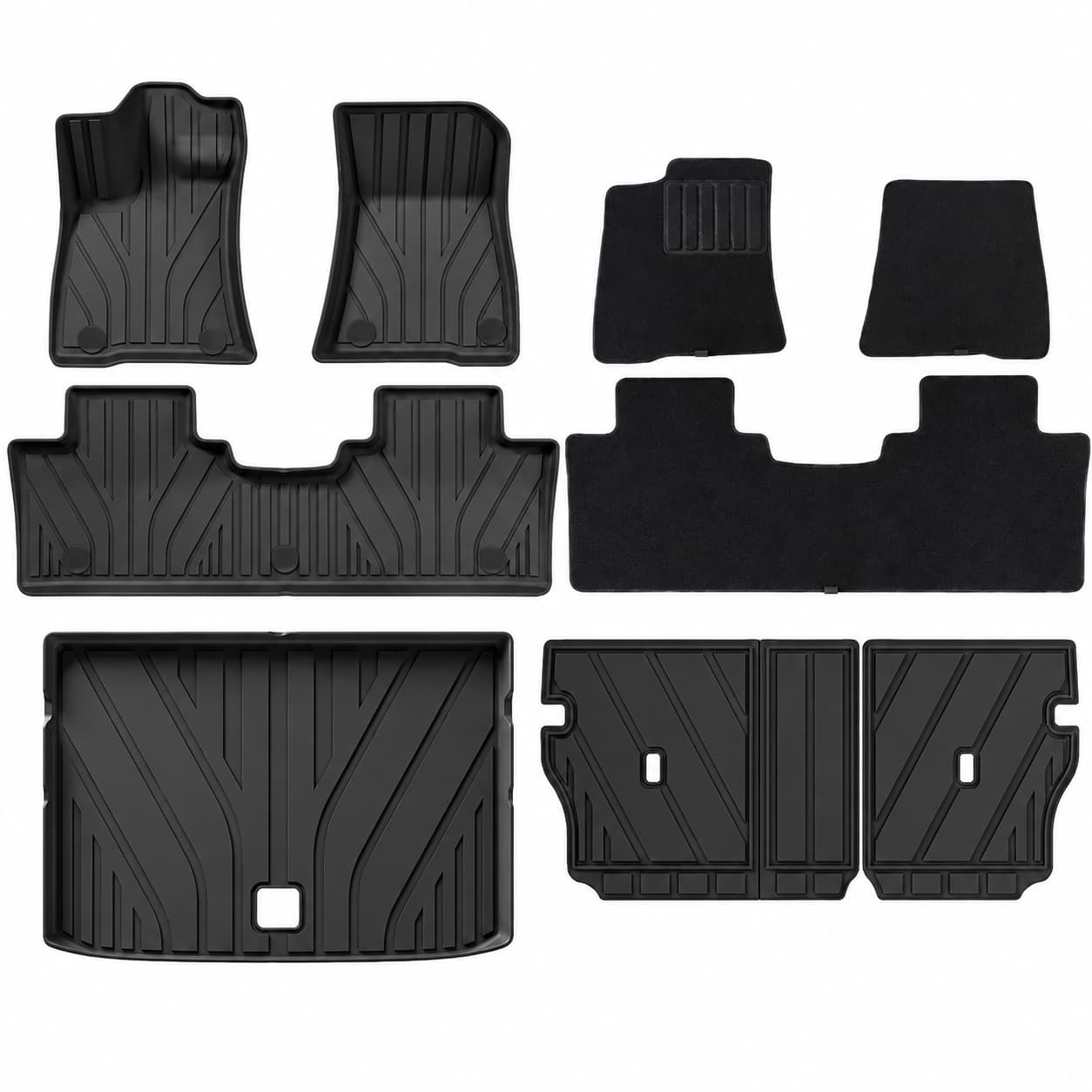 Custom-fit LHD floor mats and cargo liners designed for the BYD Leopard 5, Formula Leopard 5, Denza B5, and Bao 5.