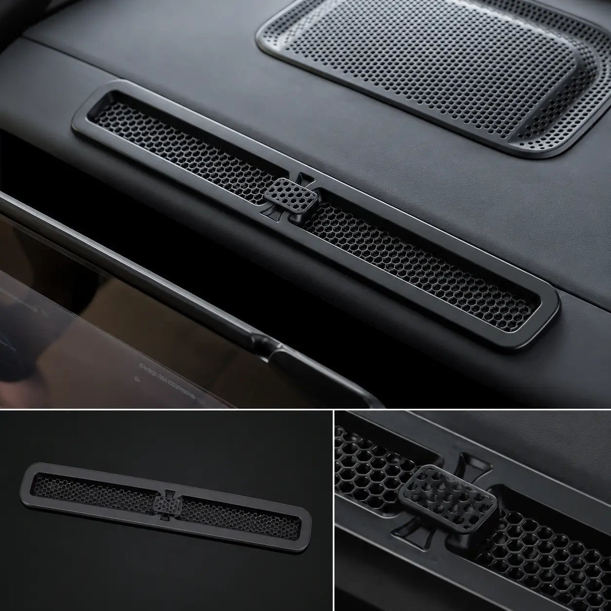 Car Central Air Vent Dust Protection Cover Fit for BYD Leopard 5 2025 Dashboard Air Outlet Mesh