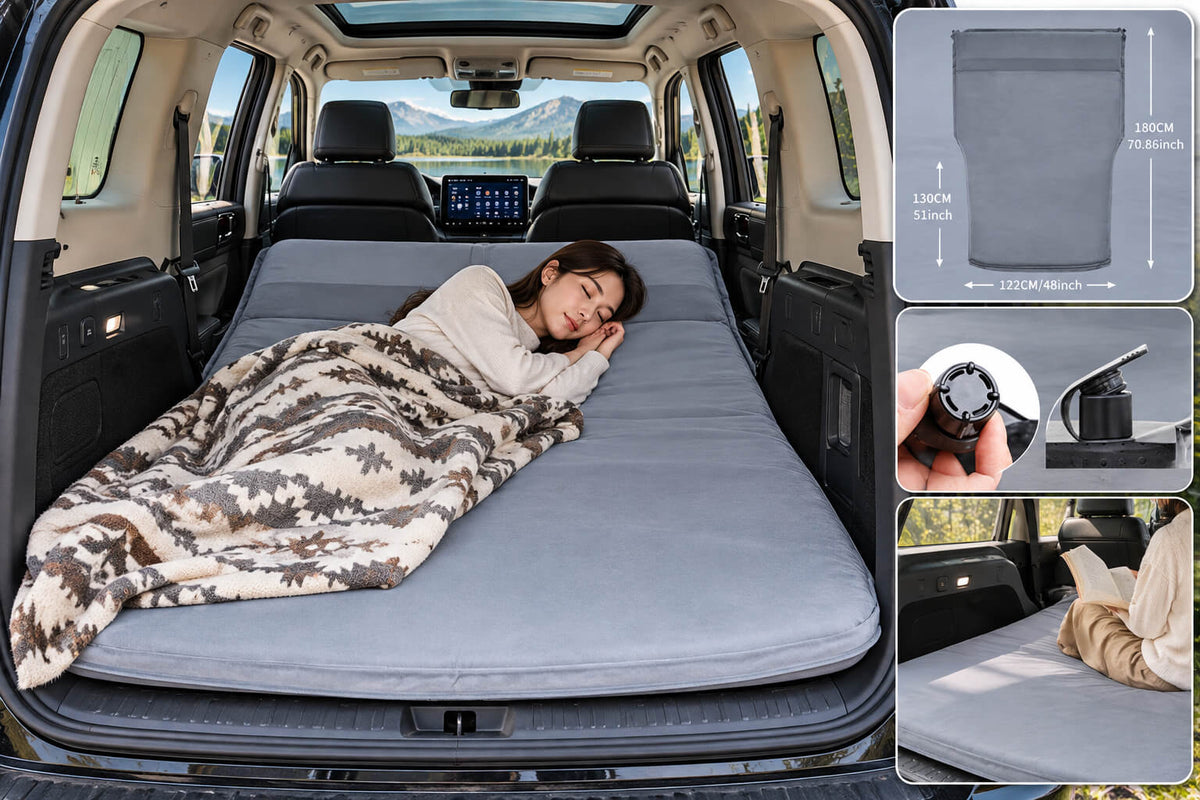 BYD Leopard 5 air mattress with car for camping