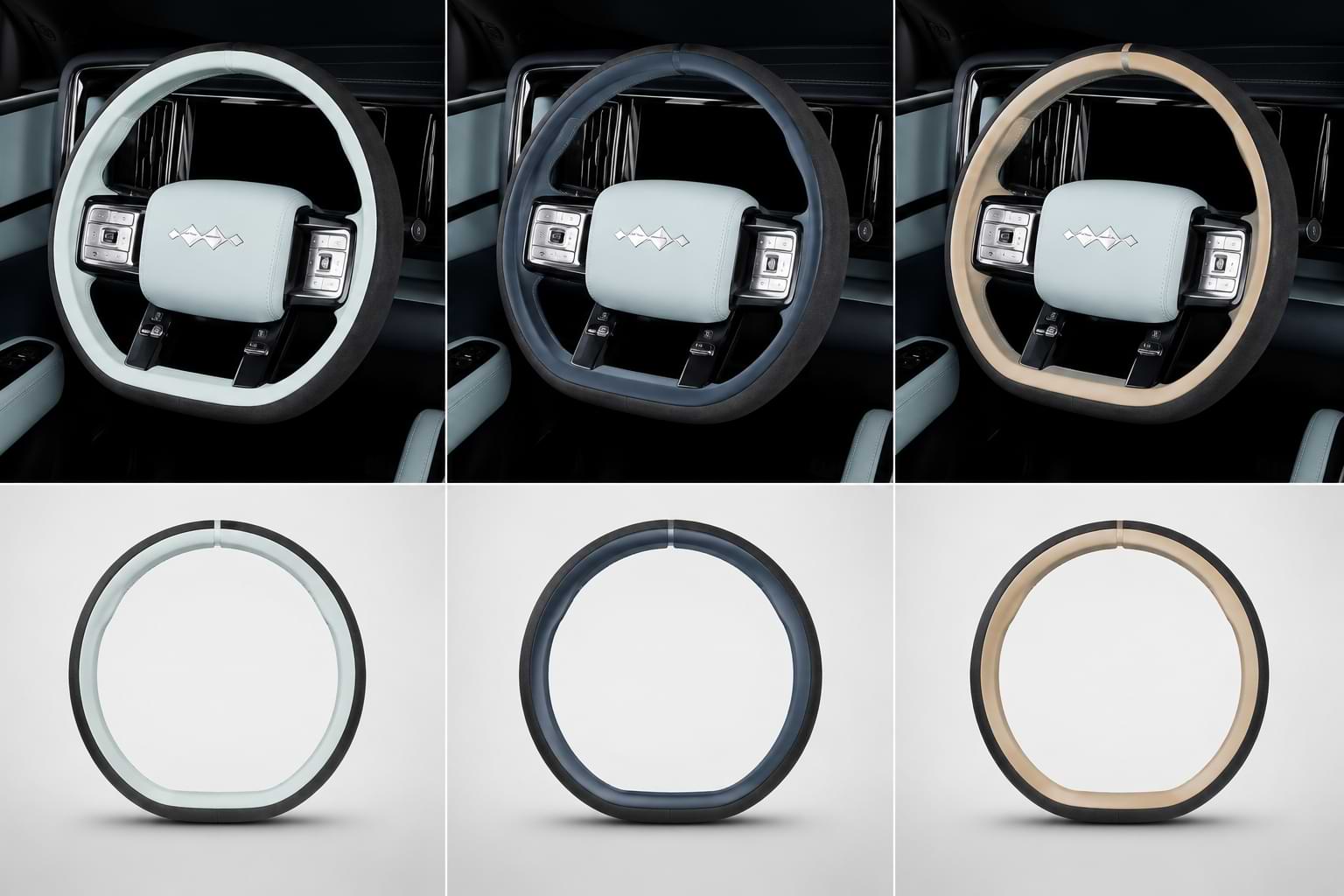 BYD Leopard 5 Full-Cover Suede Steering Wheel Cover | Premium Protection