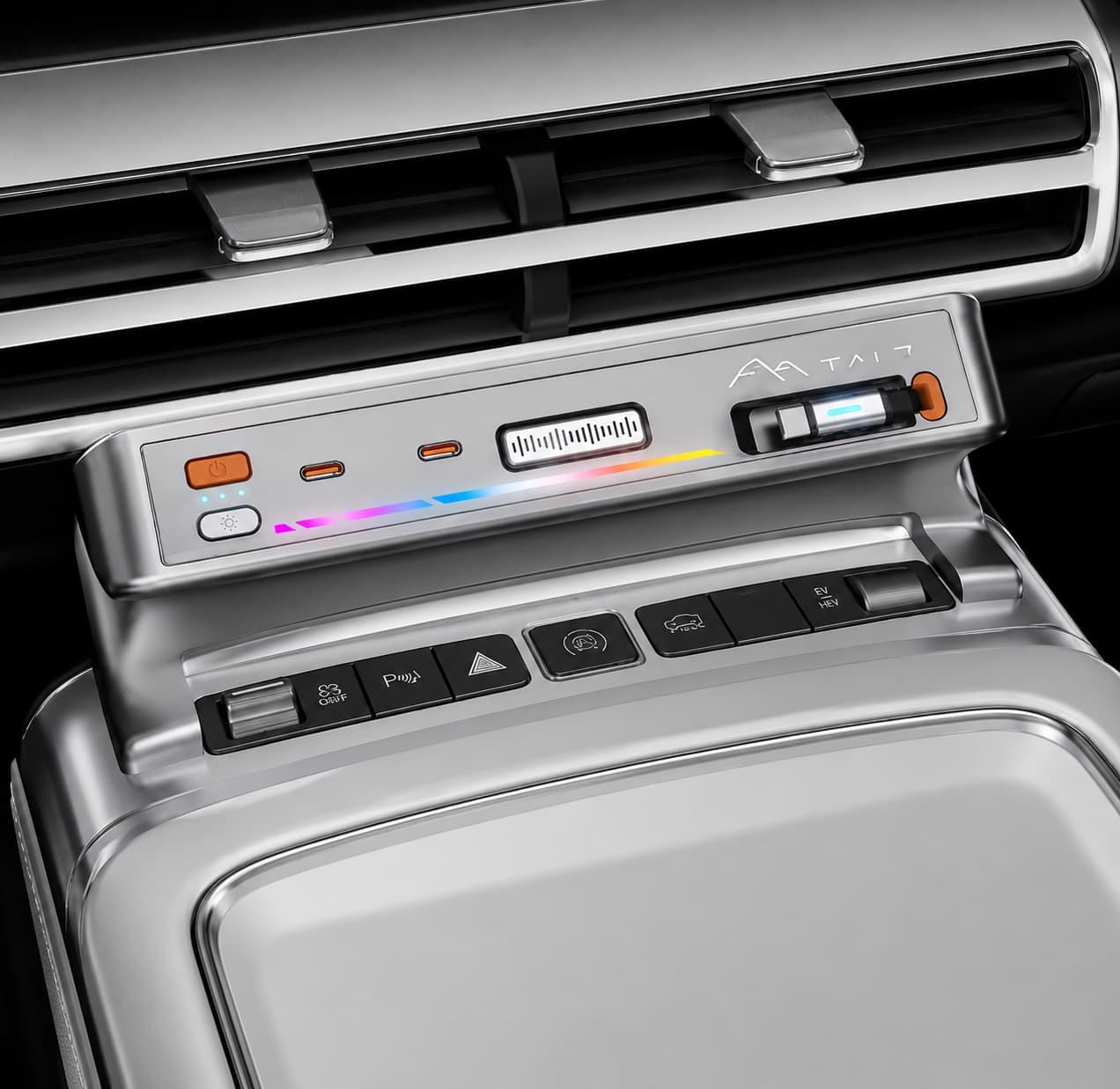 BYD Leopard 7 Titanium 7 aromatherapy fast charging expansion dock with 65W charging