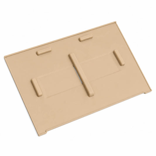 Beige silicone central control wireless charging pad for BYD Leopard 8 center console, custom-fit anti-slip interior accessory.