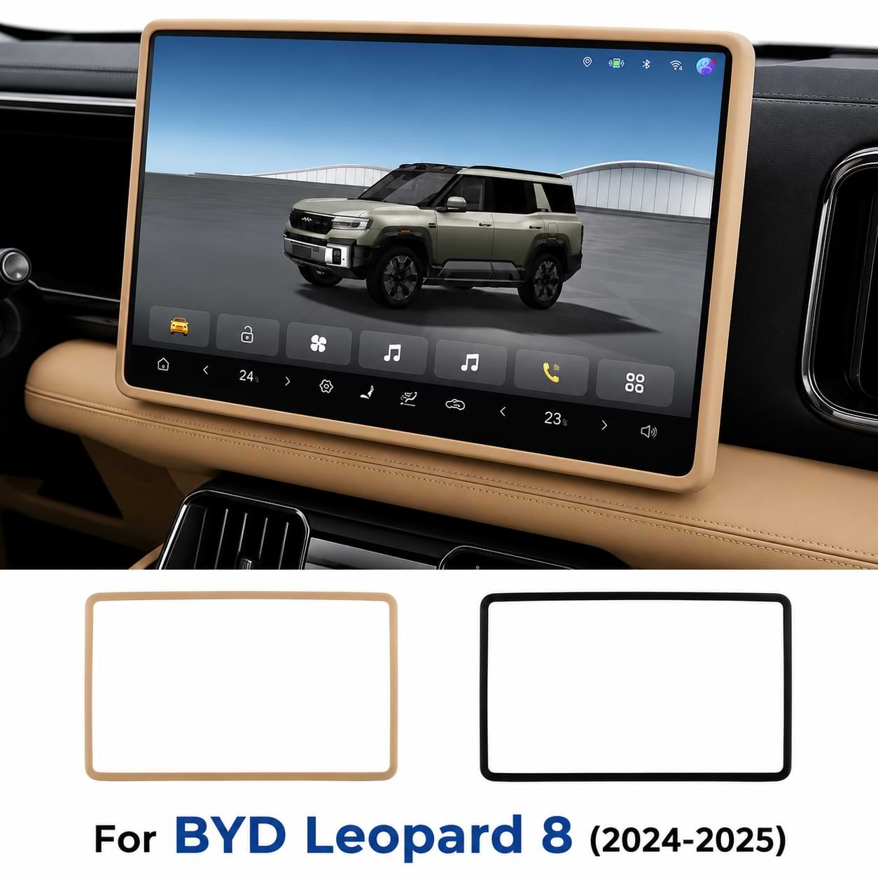 BYD Leopard 8 & Denza B8 Silicone Screen Frame Protector