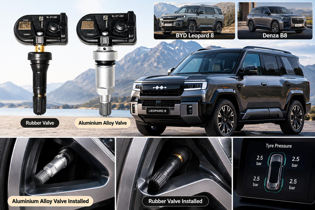 BYD Leopard 8 Denza B8 TPMS Tire Pressure Sensor Rubber and Aluminium Alloy