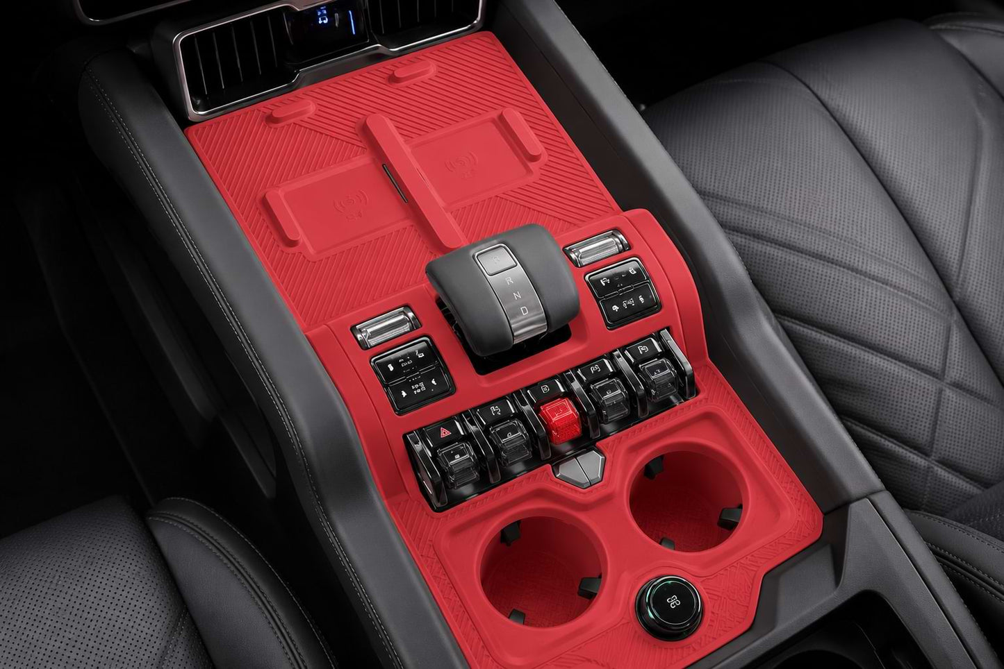 BYD Leopard 8 Wireless Charging Silicone Pad red
