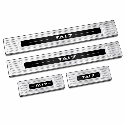 BYD Leopard Titanium 7 2025 2026 TAI 7 stainless steel door sill protector plates