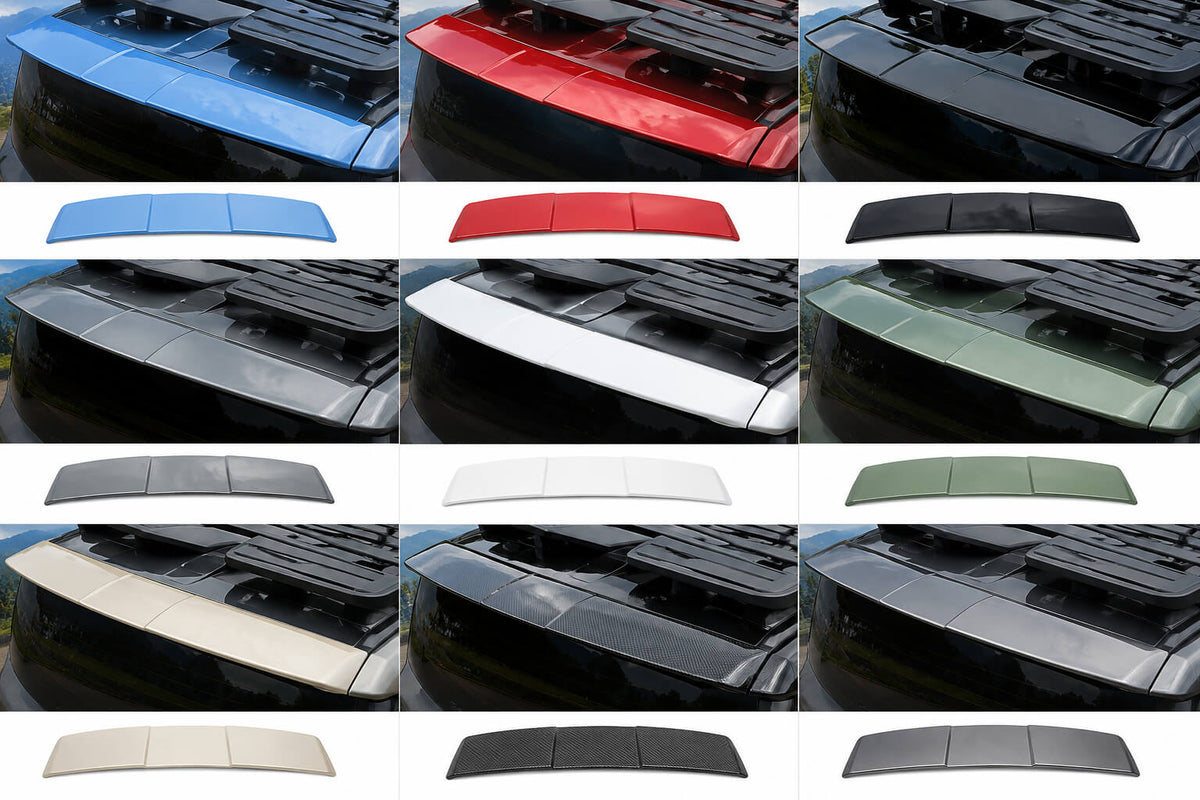 BYD Leopard Titanium 7 TI7 2025 rear roof spoiler color options