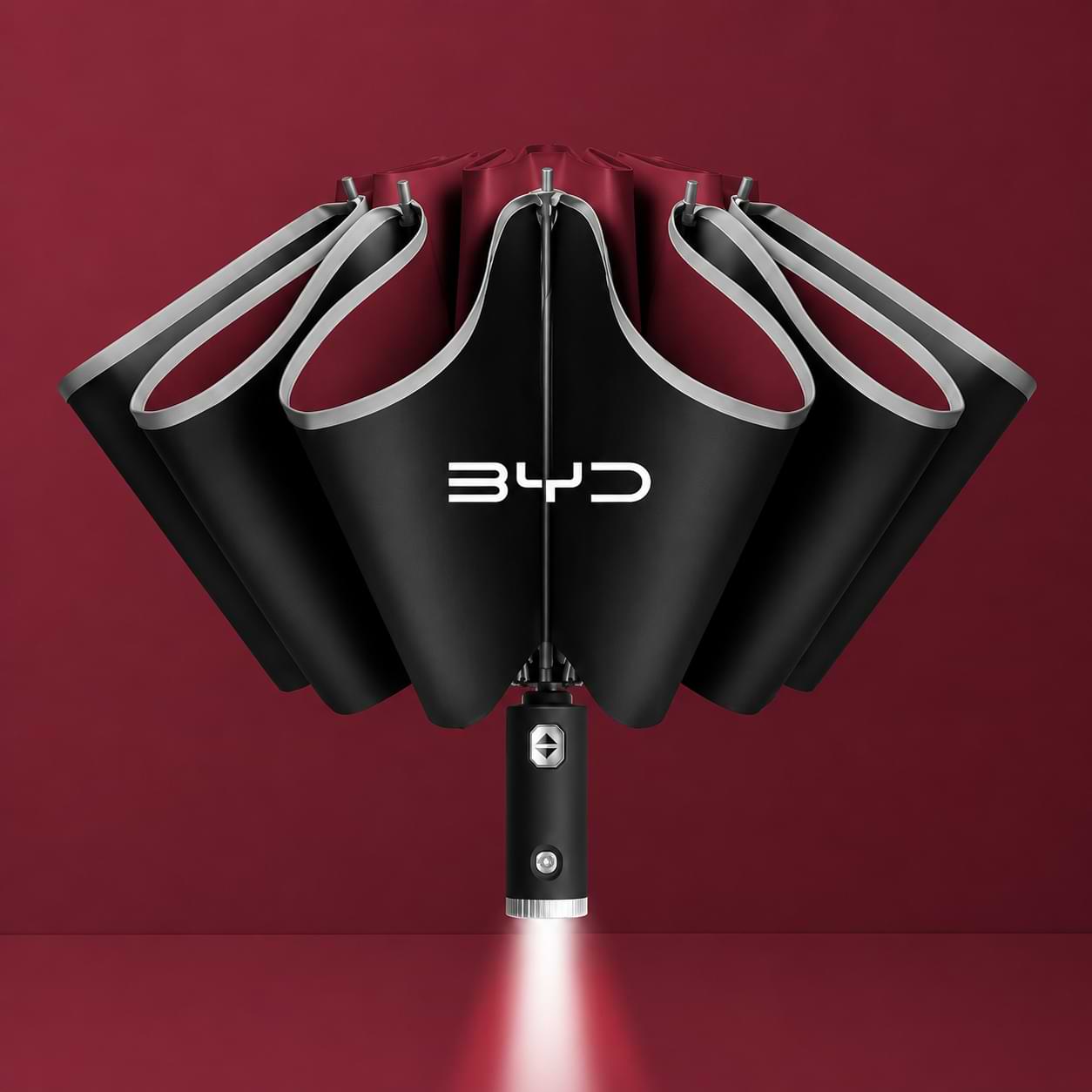 BYD Automatic Folding Umbrella | Windproof Luxury Business Umbrella