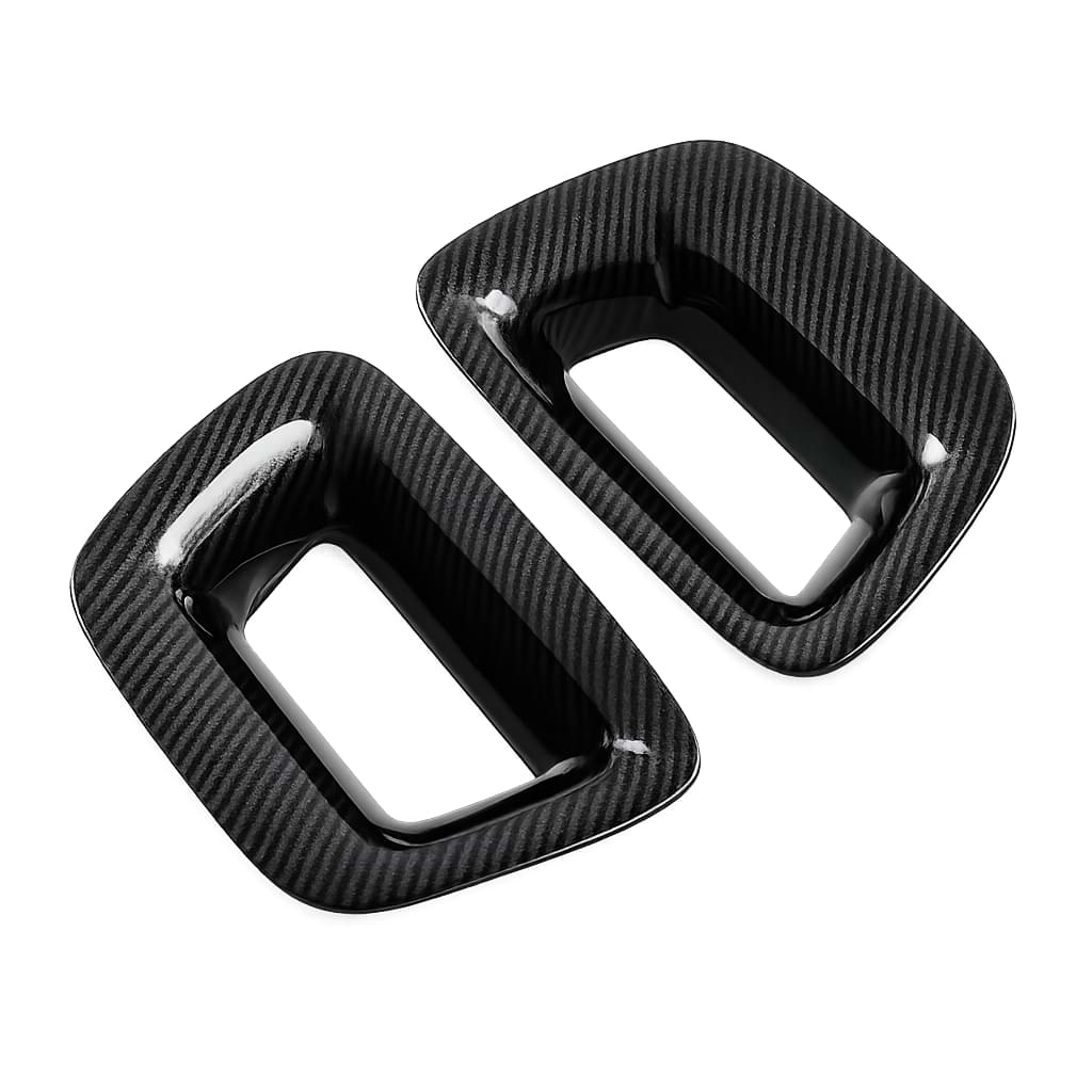 Carbon Fiber Style Front Seat Trim Cover for BYD Sealion 7 EV Interior Accessory