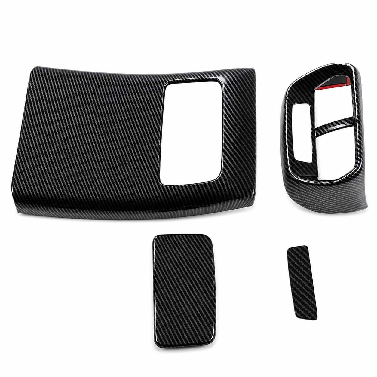 Carbon Fiber Rear Air Outlet Cover Trim for BYD Sealion 7 EV Interior
