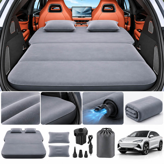BYD Sealion 7 inflatable car travel bed and air mattress installed in the rear cabin