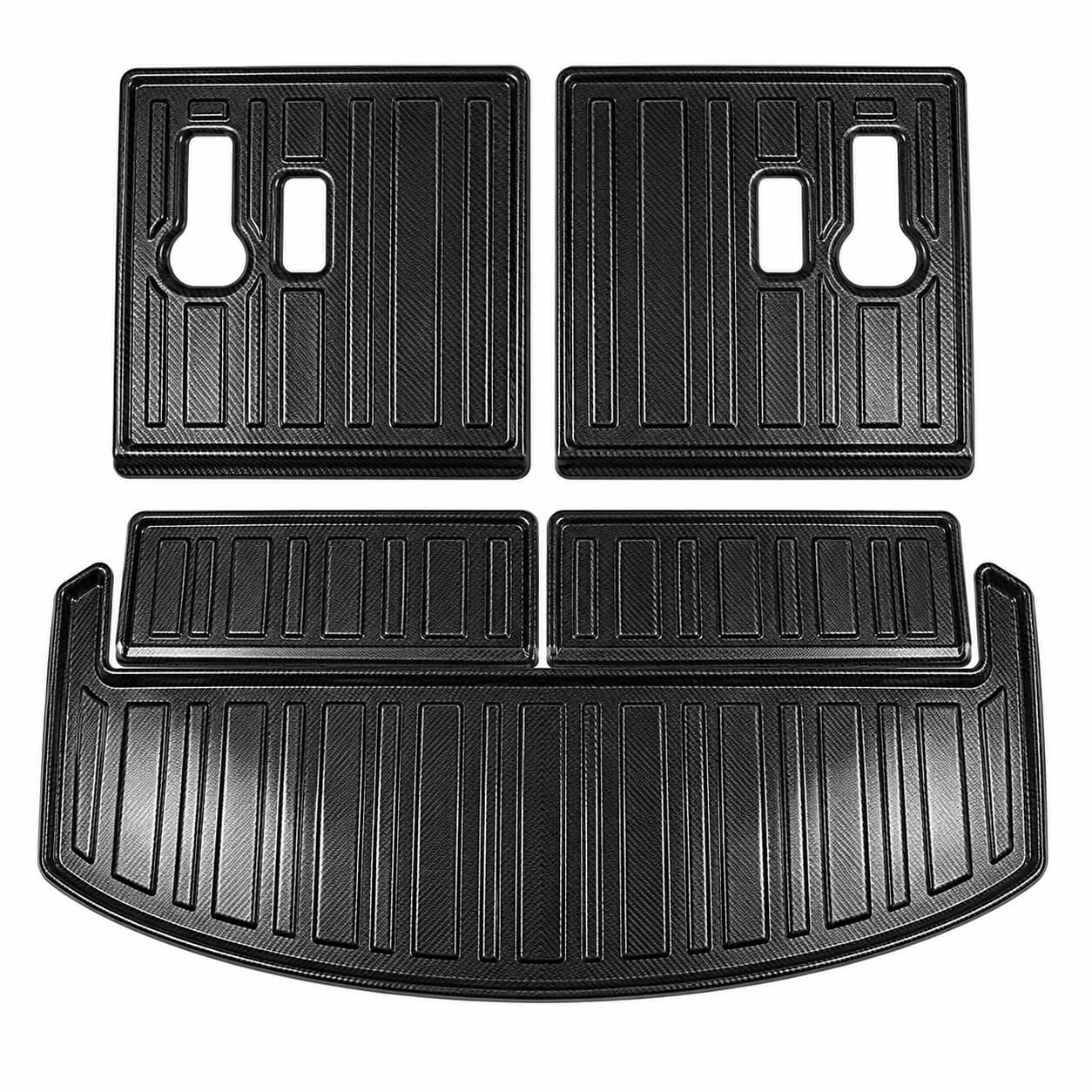 Carbon Fiber Rear Boot Cargo Mat Set for BYD Sealion 8, ATTO 8 & Tang L (2025–2026)