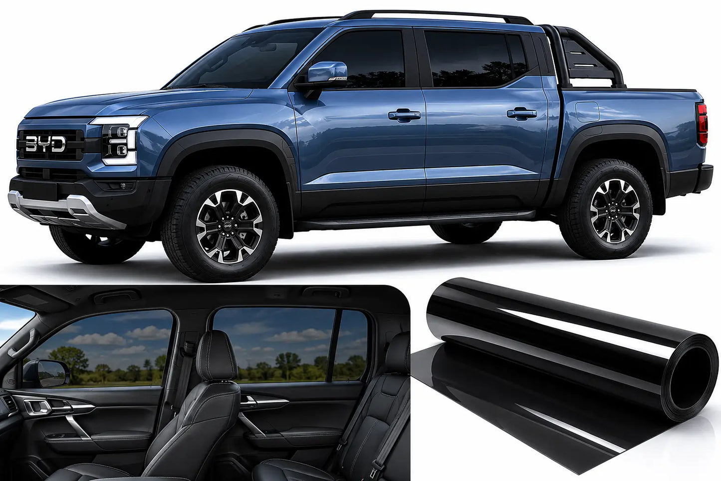 BYD Shark 6 Window Tint Kit 2024-2026 | Pre-Cut Ceramic Privacy Film
